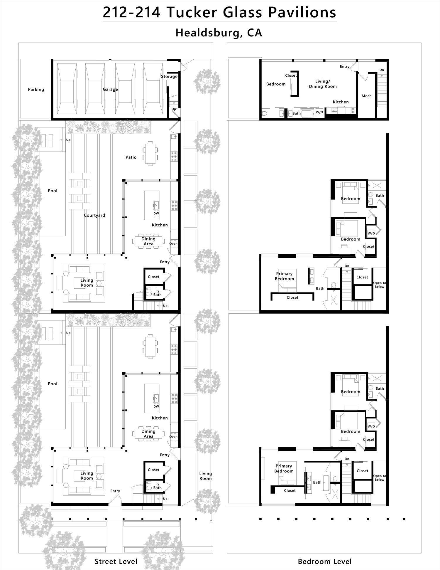 schematic floor plans